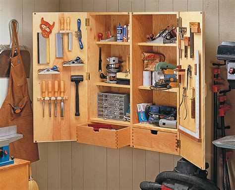 wall tool cabinet woodworking plans